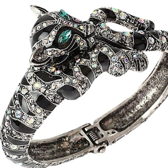 Betsey Johnson Jewelry - Betsey Johnson JAGUAR HINGED BRACELET